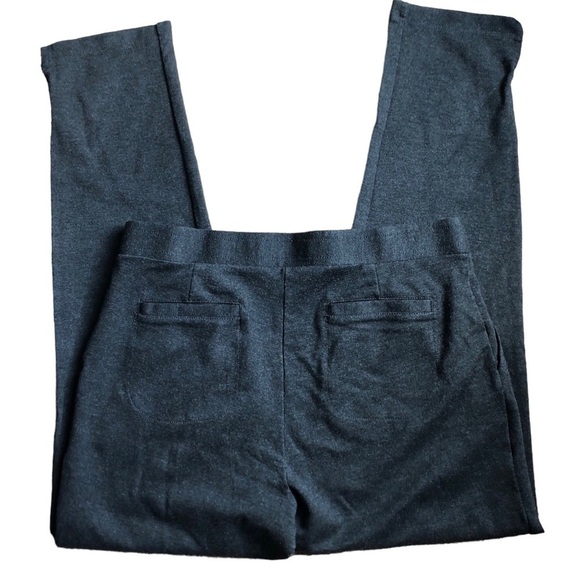 BetaBrand Slim SOHO Joggers M Charcoal Gray Pull On Belt Loops Stretch Knit Yoga - Picture 4 of 6